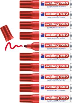 Edding permanent marker 550 3-4mm 550-2 rot - Edding-550-2-4004764023776-04.jpg