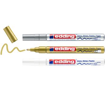 Edding paintmarker 751 1-2mm 751-e3-met gold/silver/white 3 stück - Edding-751-e3-met-4057305020666-05.jpg