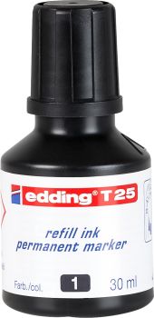 EDDING Nachfülltusche T25 T-25-1 schwarz 30ml
