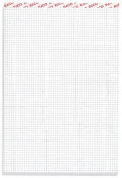 ELCO Notizblock kariert 4mm A7 73424.17 weiss, 70g 100 Blatt