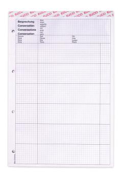 ELCO Besprechungsblock perf. A4 73516.19 hochweiss, 80g 80 Blatt