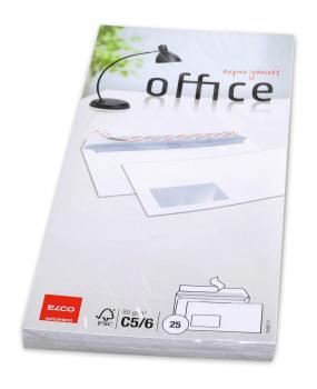 Elco couvert office m/fenster c5/6 74465.12 80g, weiss 25 stück - Elco-74465.12-7610425347807-03.jpg