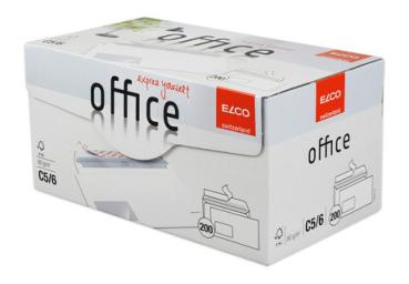 Elco couvert office m/fenster c5/6 74534.12 80g, weiss 200 stück - Elco-74534.12-7610425348002-02.jpg