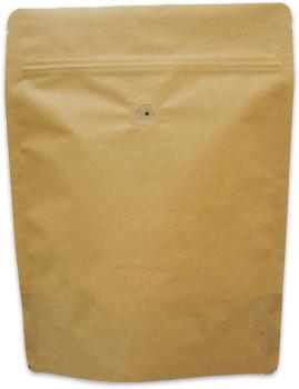 ELCO Standbodenbeutel 210x270+60 821027011 braun mit Ventil 100 Stück
