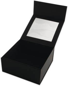 Elco geschenkbox m. grossem fenster 82115.11 schwarz, 22x22x10cm 5 stk. - Elco-82115.11-7611722021681-02.jpg