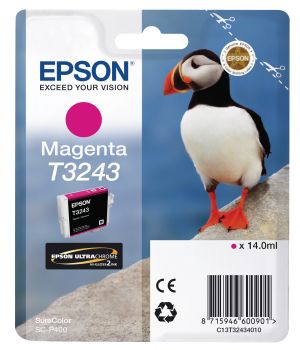 EPSON Tintenpatrone magenta T324340 SureColor SC-P400 14ml