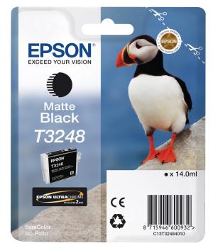 EPSON Tintenpatrone matte schwarz T324840 SureColor SC-P400 14ml