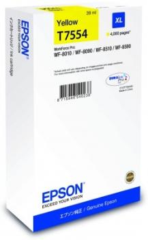 EPSON Tintenpatrone XL yellow T75544N WF 8010/8090 4000 Seiten