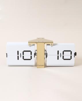Esmee wanduhr flip clock 240.006.02 gold - Esmee-240.006.02-7611983195442-02.jpg