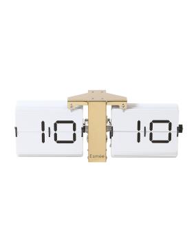 Esmee wanduhr flip clock 240.006.02 gold - Esmee-24000602-7611983195442