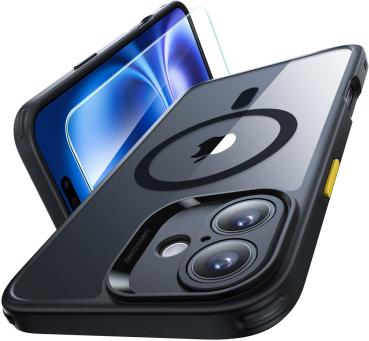 Esr classic hybrid case magsafe 1a79403 +glass iphone 16 clear black - Esr-1a79403-4894240243008-04.jpg