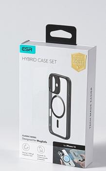 Esr classic hybrid case magsafe 1a79403 +glass iphone 16 clear black - Esr-1a79403-4894240243008-06.jpg