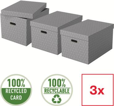 Esselte aufbewahrungsboxen home l 628287 510x355x305mm, grau 3 stk - Esselte-628287-4049793072326-02.jpg
