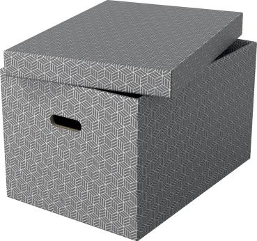 Esselte aufbewahrungsboxen home l 628287 510x355x305mm, grau 3 stk - Esselte-628287-4049793072326-03.jpg