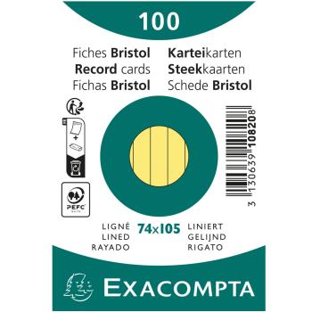 Exacompta karteikarten liniert a7 10820se gelb 100 stück - Exacompta-10820se-3130639108208-02.jpg