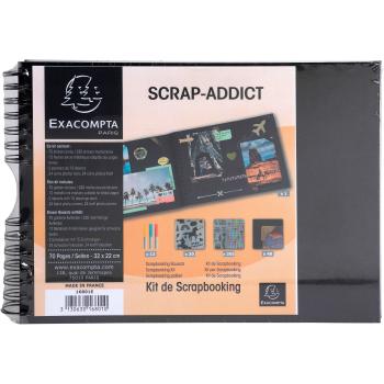 Exacompta kit scrapbooking 32x22cm 16801e schwarz 70 seiten - Exacompta-16801e-3130630168010-02.jpg