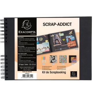 Exacompta kit scrapbooking 32x22cm 16801e schwarz 70 seiten - Exacompta-16801e-3130630168010-03.jpg