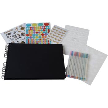 Exacompta kit scrapbooking 32x22cm 16801e schwarz 70 seiten - Exacompta-16801e-3130630168010-07.jpg