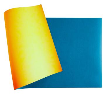 EXACOMPTA Schreibunterlage BeeBlue 29145E türkis/safran 40x80 cm