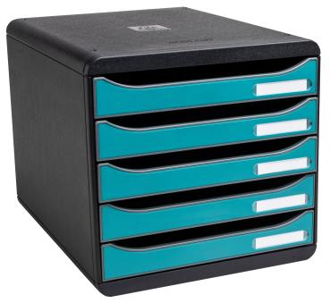 Exacompta schubladenbox skandi a4+ 30934d big box, 5 schubl., blau - Exacompta-30934d-9002493309340-02.jpg