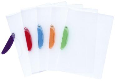 Exacompta klemmmappe a4 47600e clip transp. ass. 5er set - Exacompta-47600e-3130631476008