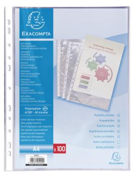 Exacompta zeigetaschen pp 60my a4 5000e transparent glatt 100 stück - Exacompta-5000e-3130631050000-04.jpg