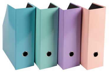 Exacompta stehsammler aquarel a4+ 90560e 100mm, 2 stück, assortiert - Exacompta-90560e-3130630905608
