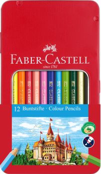 Faber-castell farbstifte classic colour 115801 ass. 12 stück - Faber-castell-115801-4005401158011