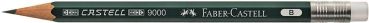 FABER-CASTELL Bleistift 9000 B 119038 3 Stück