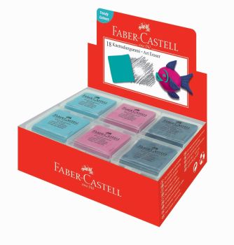 FABER-CASTELL Radierer Art Eraser 127124 farbig assortiert