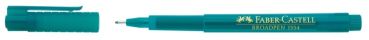 Faber-castell fineliner broadpen 1554 0.8mm 155456 türkis - Faber-castell-155456-4005401554561