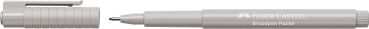Faber-castell fineliner broadpen 1554 0.8mm 155488 pastellgrau - Faber-castell-155488-4005401554882