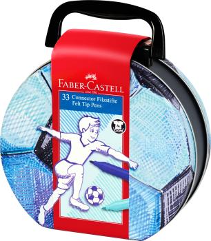 Faber-castell connector filstifte 155538 fussballcase - Faber-castell-155538-4005401555384