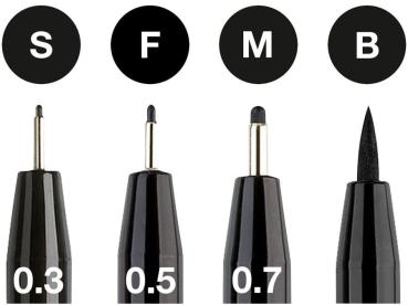 Faber-castell pitt artist pen 167100 schwarz 4 stück - Faber-castell-167100-4005401671008-02.jpg