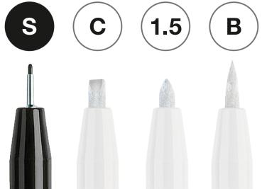 Faber-castell pitt artist pen 167151 black & white 4 stück - Faber-castell-167151-4005401671510-02.jpg