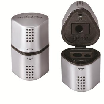 Faber-castell dosenspitzer 3-fach grip 2001 183800 silber - Faber-castell-183800-4005401838005-02.jpg
