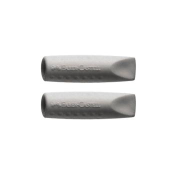 Faber-castell aufsteckradierer grip 2001 187000 grau, 10x10x40mm 2 stück - Faber-castell-187000-4005401870005-03.jpg