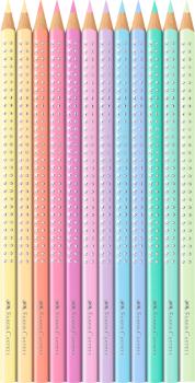FABER-CASTELL Bunstifte Sparkle 201910 12 Farben, pastell