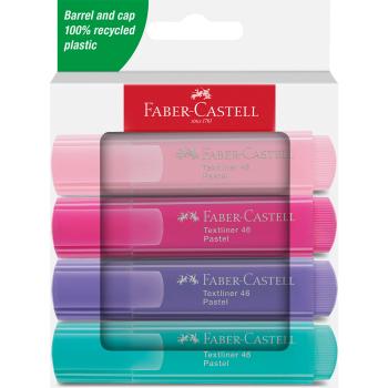 Faber-castell textmarker tl 46 254654 pastell 4 stück - Faber-castell-254654-4005402546541