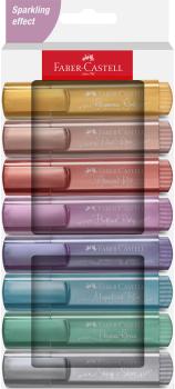 Faber-castell textmarker tl 46 254678 metallic 8 stück - Faber-castell-254678-4005402546787