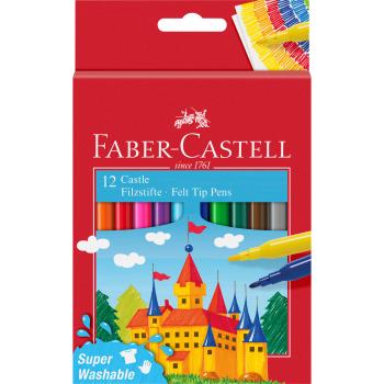 Faber-castell faserschreiber castle 554201 12 farben - Faber-castell-554201-4005405542014