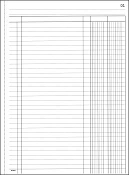 Favorit durchschreibebuch 2 kolonnen 368 ok n weiss/weiss, nummeriert,d/f/i - Favorit-368-ok-n-7612149246978-02.jpg