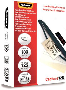 Fellowes laminiertasche 54x86mm 5306302 glanz, 125my 100 stk - Fellowes-5306302-0077511530630-03.jpg