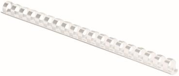 Fellowes plastikbinderücken 10mm 5330803 weiss 25 stück - Fellowes-5330803-0077511533082