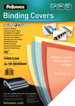 Fellowes deckblatt 53763 transparent 100 stück - Fellowes-53763-0077511537639