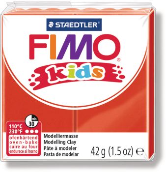 Fimo knete kids 42g 8030-2 rot - Fimo-8030-2-4007817805039