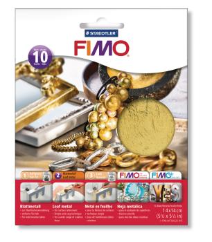 FIMO Blattmetall 14x14cm 8781-11 gold