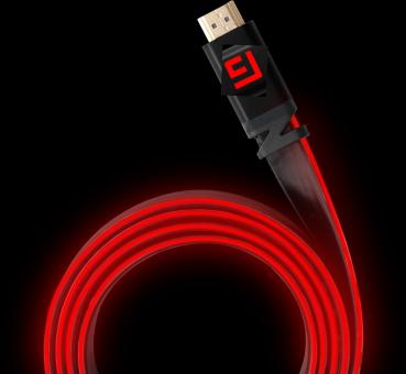 Float grip high-speed led hdmi cable fg-hdmiled-300-red 3m, v2.1 red - Float-grip-fg-hdmiled-300-red-5713474051038-04.jpg