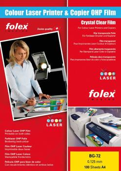 Folex folie a4 bg72 125my 100 blatt - Folex-bg72-7610689082131