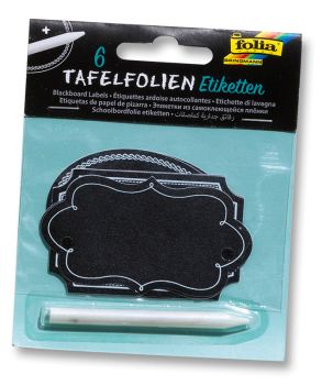 FOLIA Tafelfolie Etiketten 85x50mm 39201 mit Specksteinstift